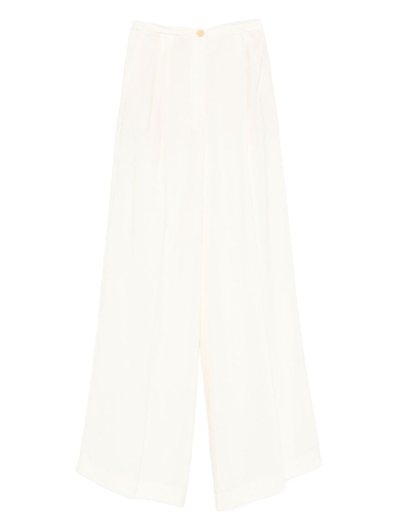 pleated wide-leg trousers 1