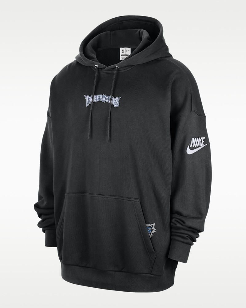 Minnesota Timberwolves 2025/26 Hardwood Classics Men's Nike Club NBA Premium Pull-Over Hoodie 1