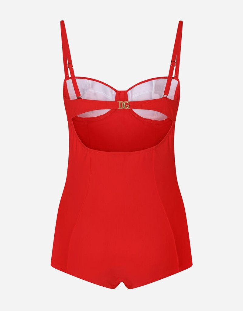 Dolce & Gabbana Balconette one-piece swimsuit outlook