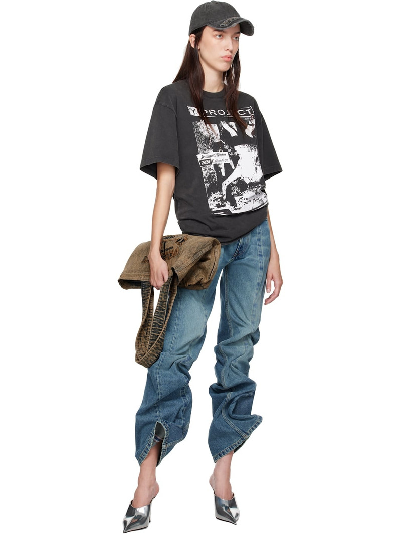 Y/Project Indigo Wire Jeans outlook