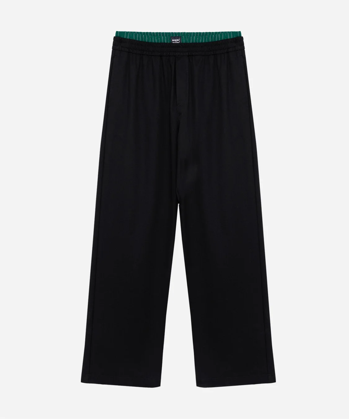 Gabardine pants with built-in boxer - 1