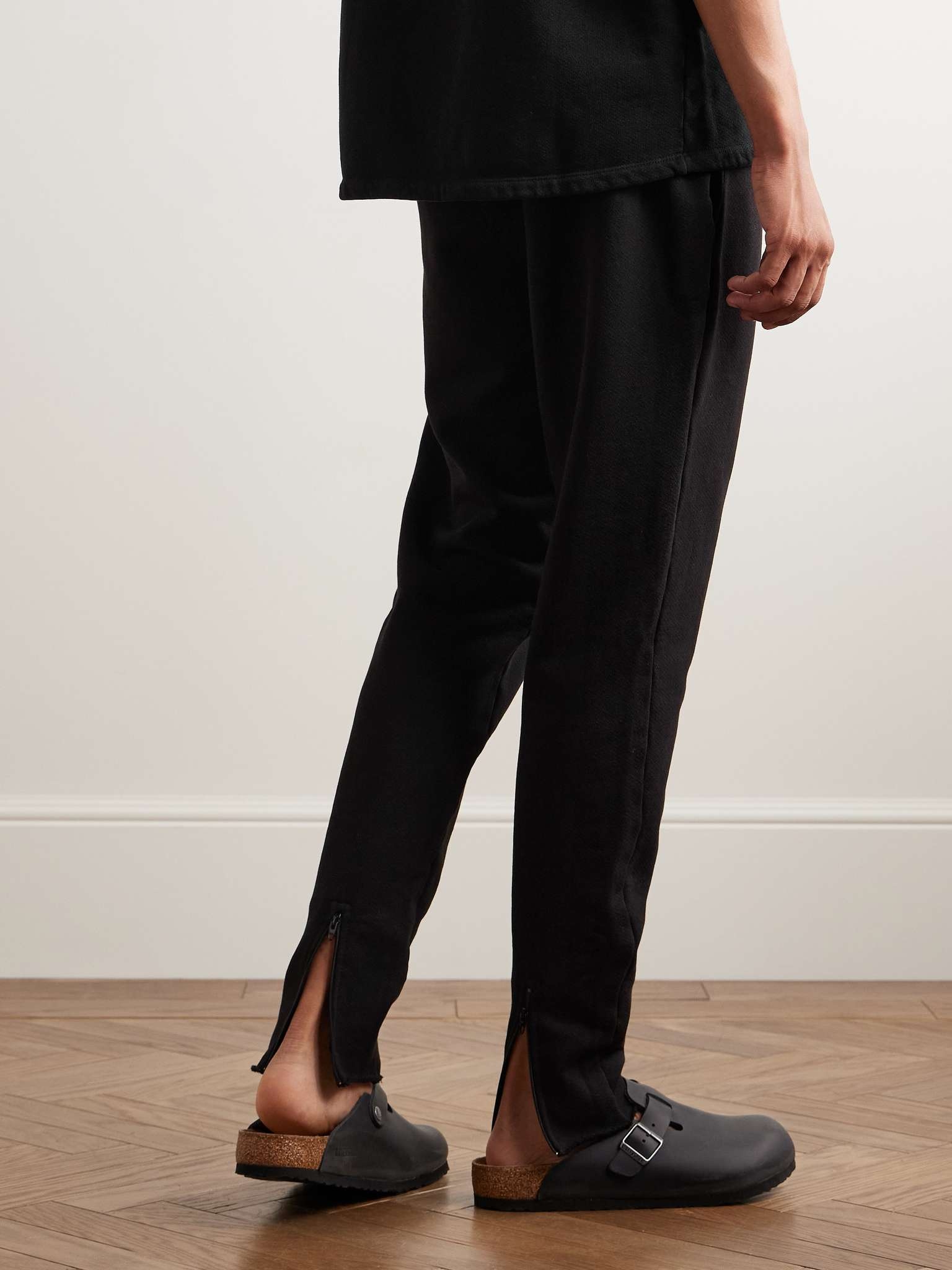 Tapered Garment-Dyed Cotton-Jersey Sweatpants - 3