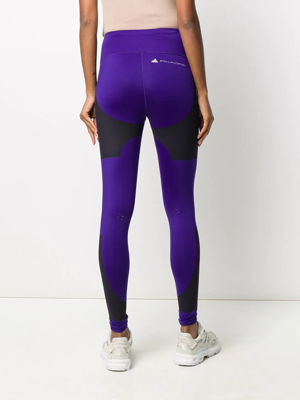 contrast-panel training leggings - 4