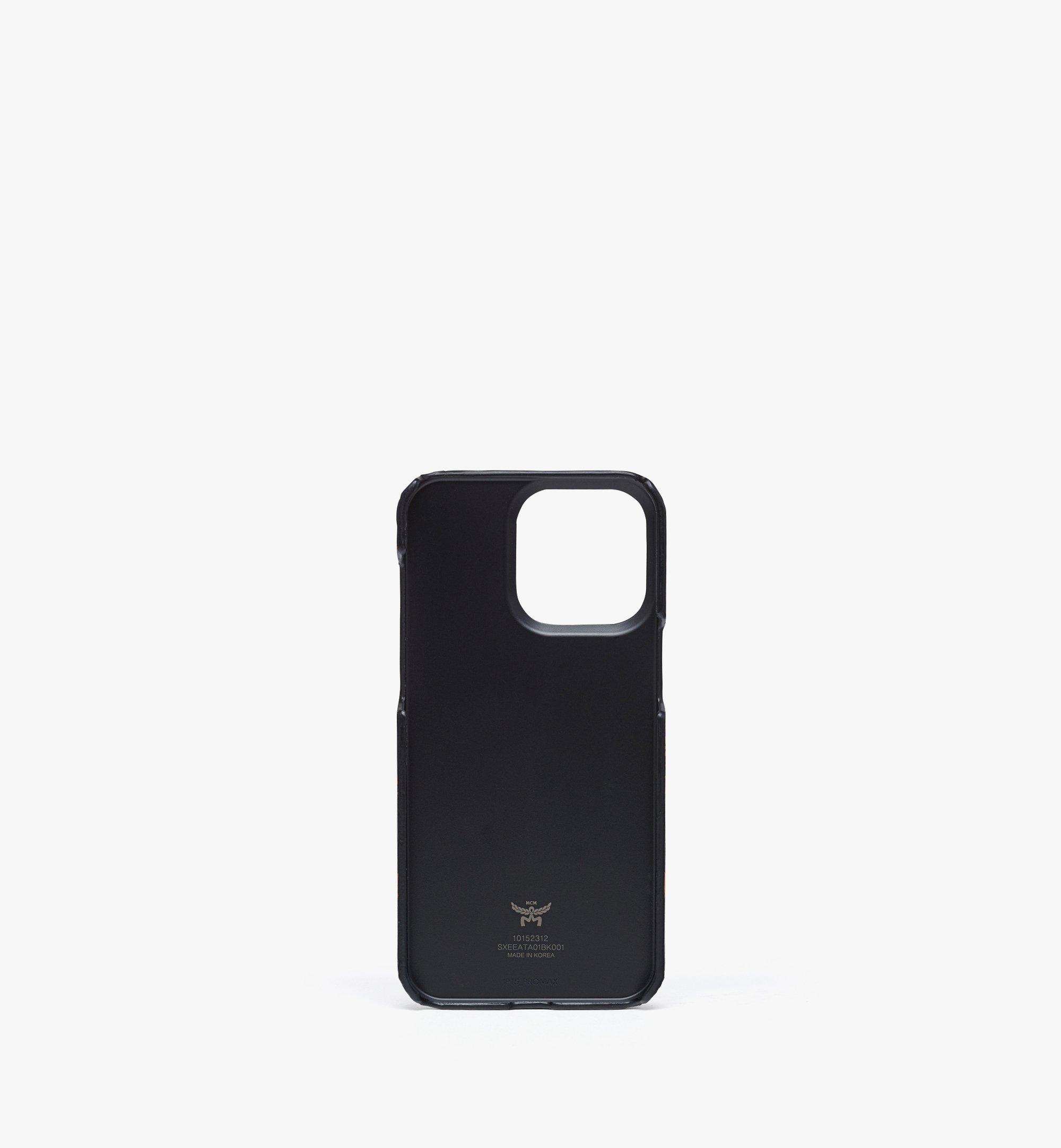 MCM iPhone 15 Pro Max Case w/ AirPods Pro Charm in Maxi