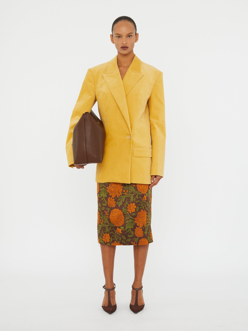 CHRISTOPHER ESBER Upholstered Brocade Skirt outlook