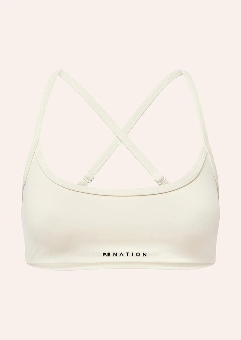 REVEAL SPORTS BRA IN WHISPER WHITE - 1