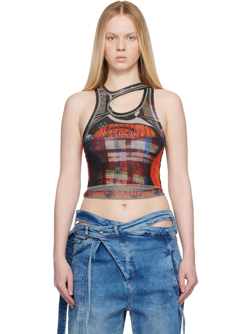 SSENSE Exclusive Multicolor Mesh Tank Top 1