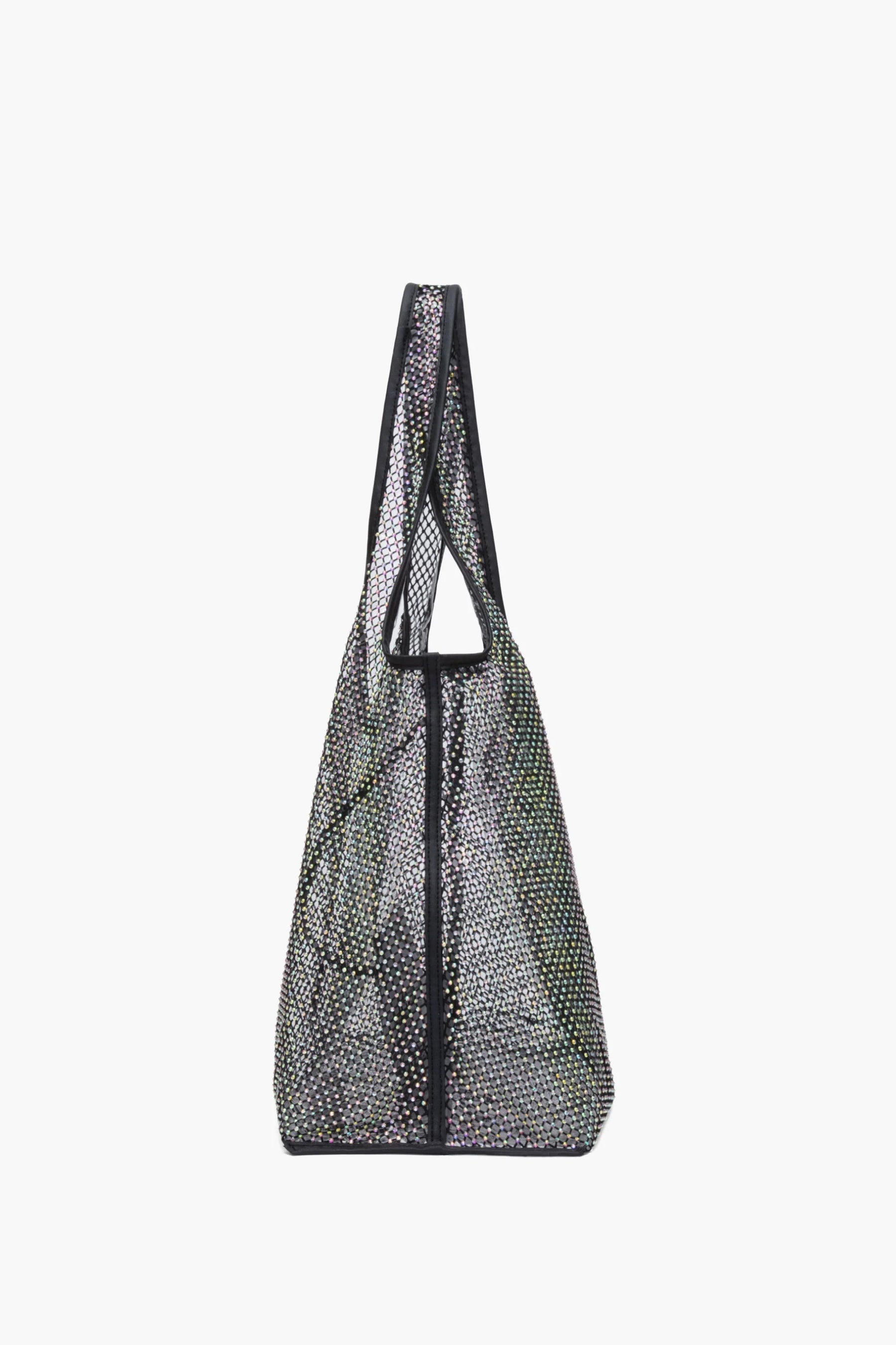Crystal Embellished Mesh Market Tote - 2
