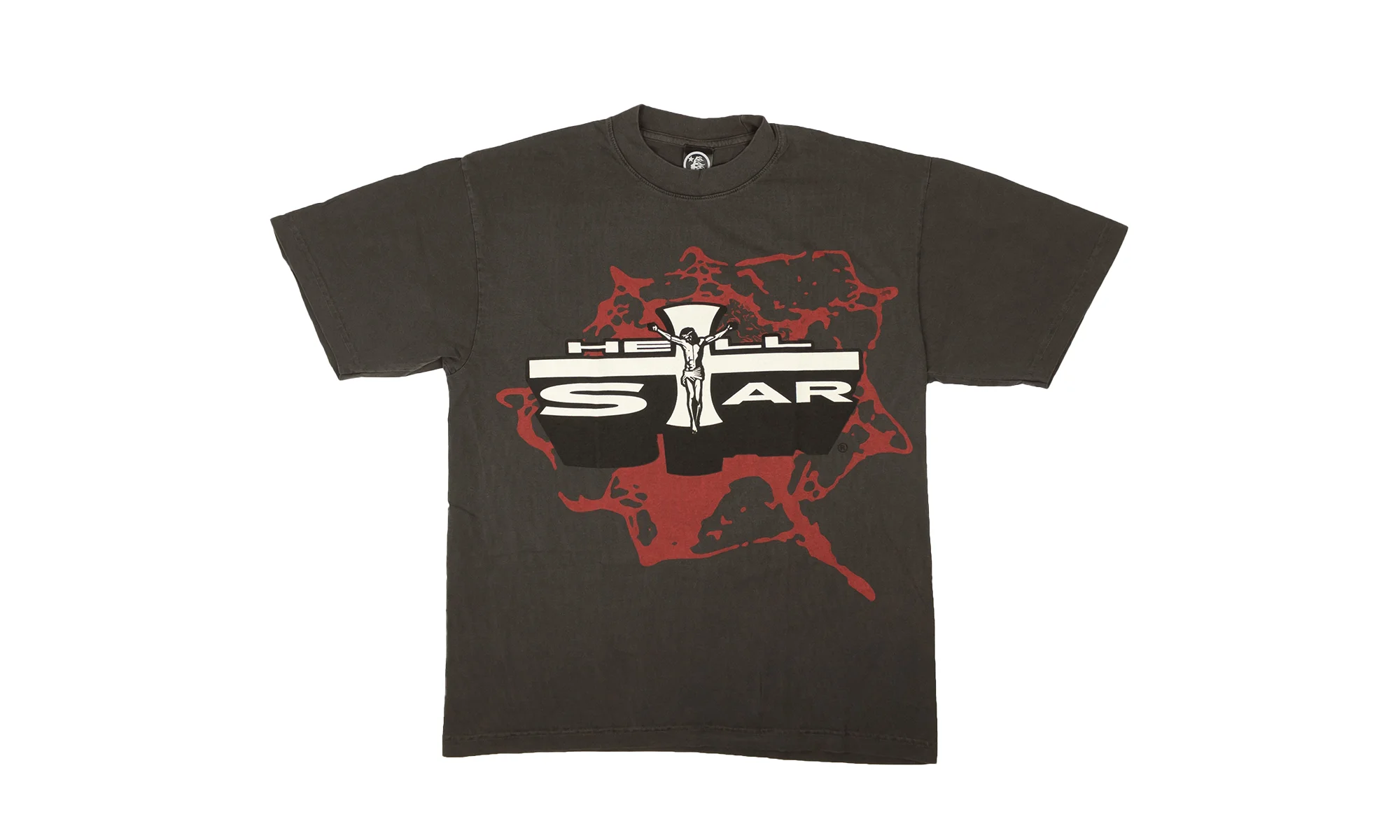 Jesus Emblem Vintage Tee "Black" HSR039 - 1