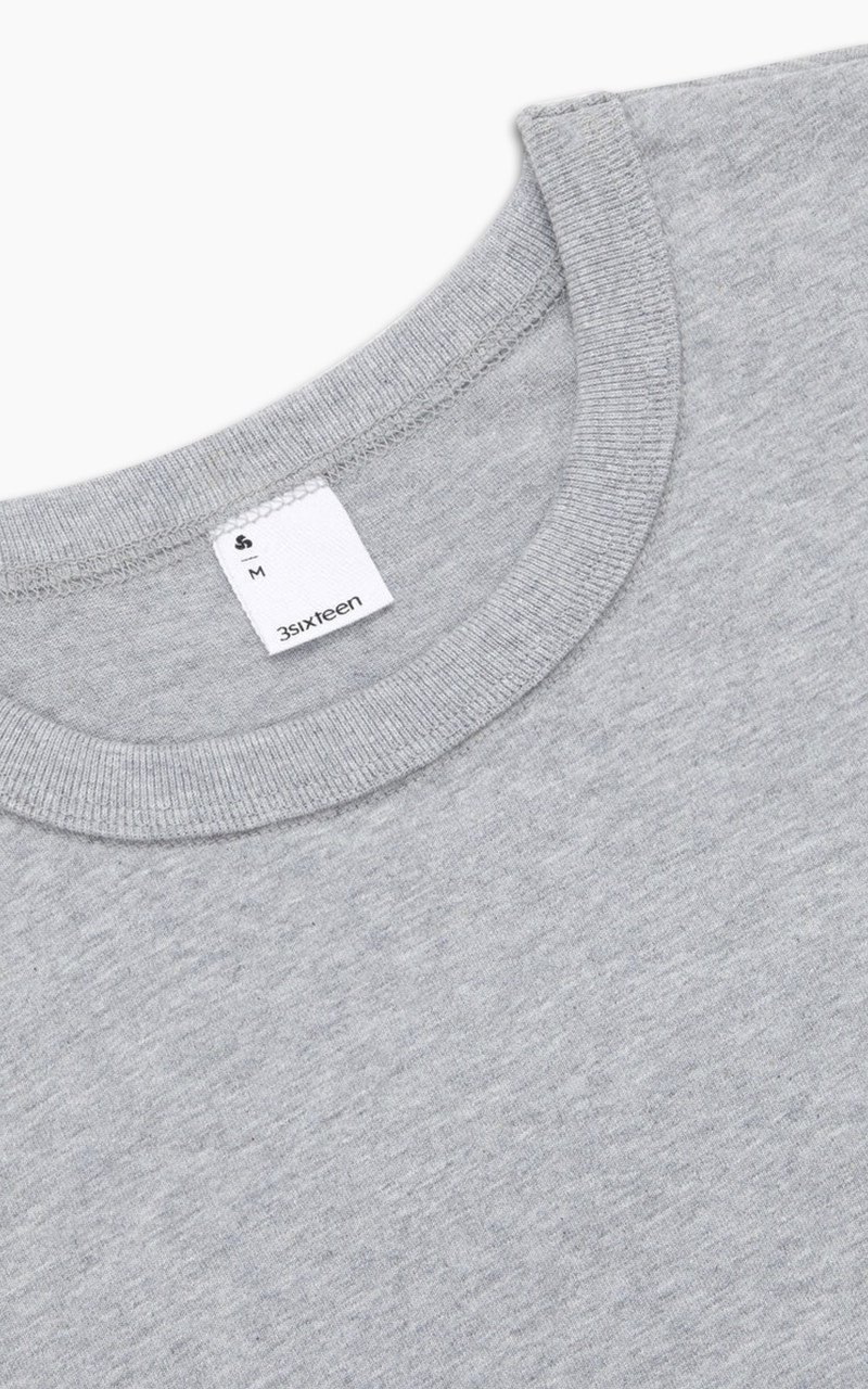 HEAVYWEIGHT T-SHIRT 2 PACK HEATHER GREY - 4