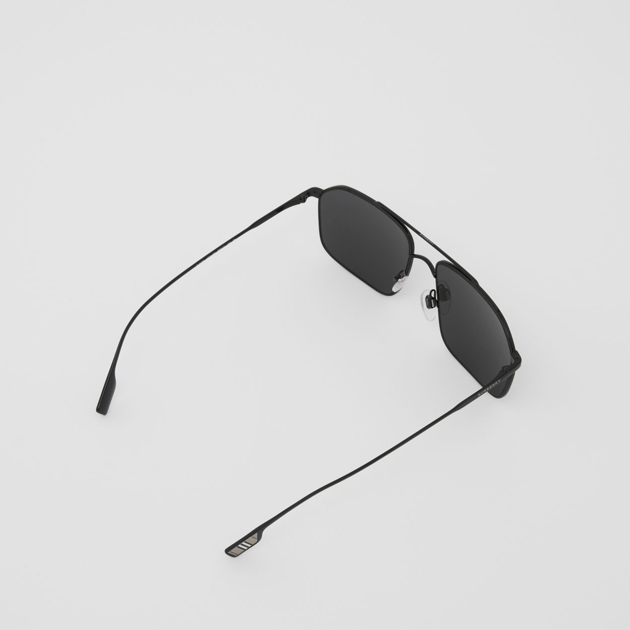 Icon Stripe Detail Navigator Sunglasses - 5