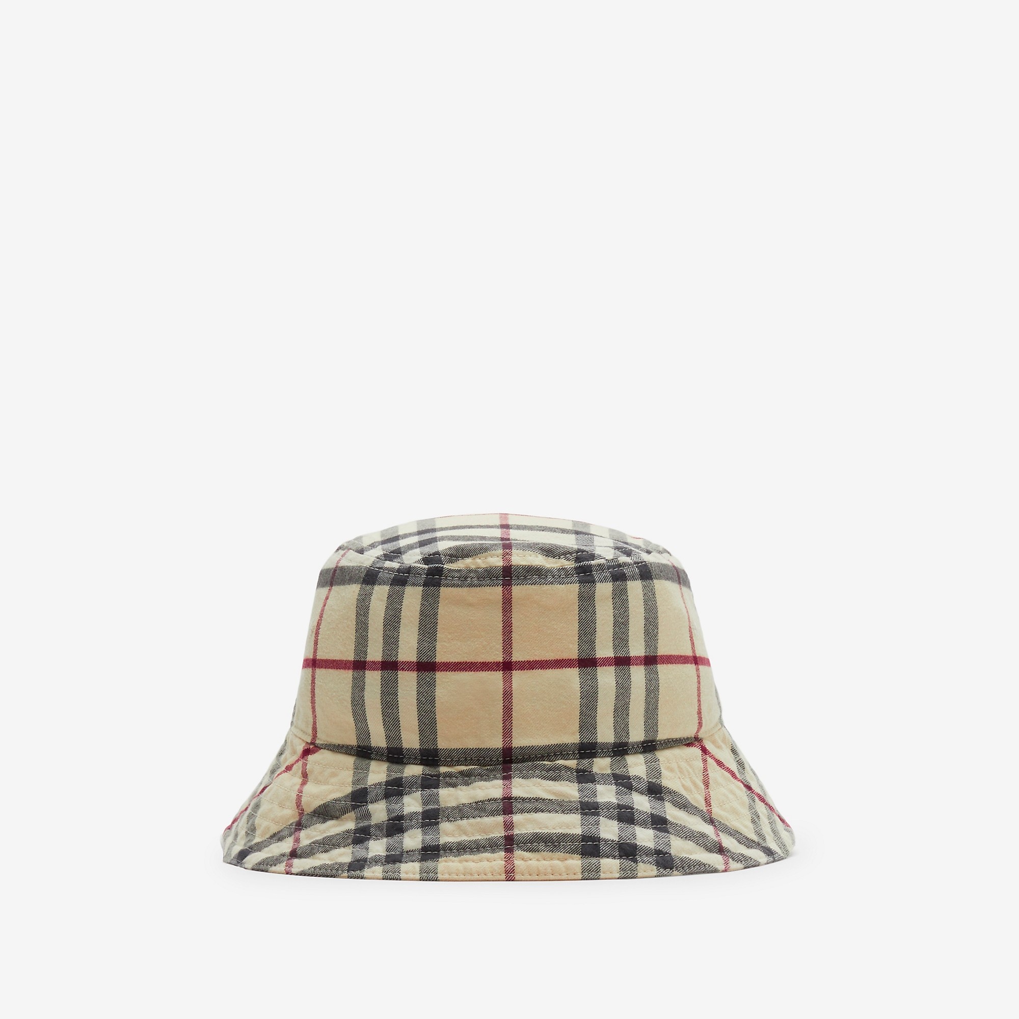 Check Cotton Bucket Hat - 6