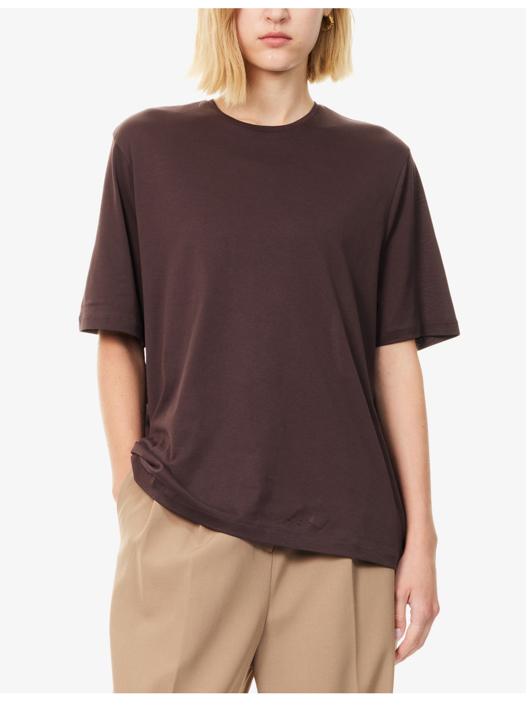 Harper Relaxed-Fit Cotton-Jersey T-Shirt - 3