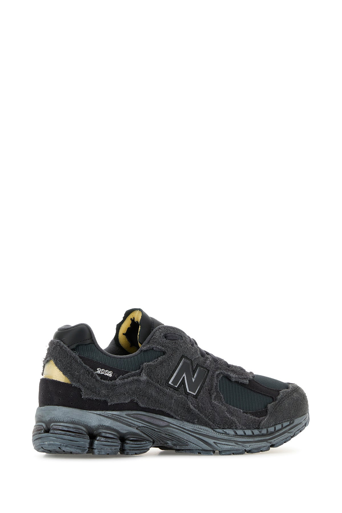 Dark grey suede and mesh 2002R sneakers - 3
