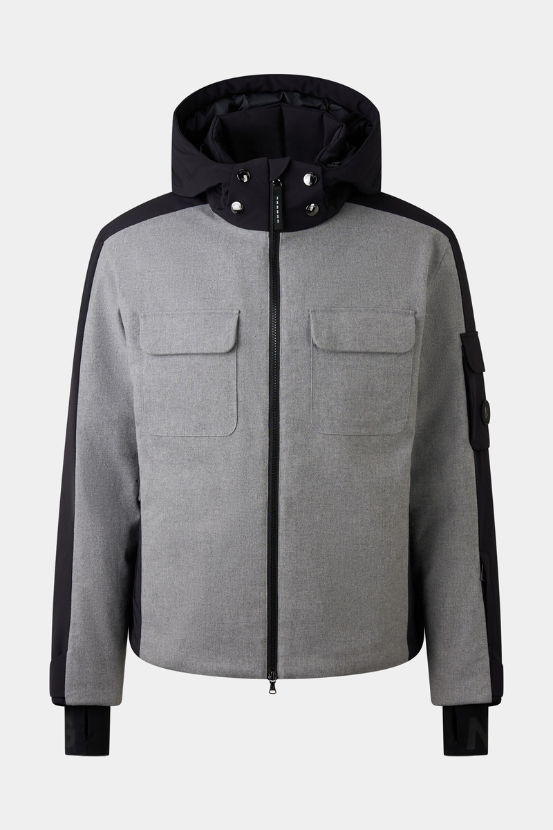 Cobeyn down ski jacket in Gray/black 1