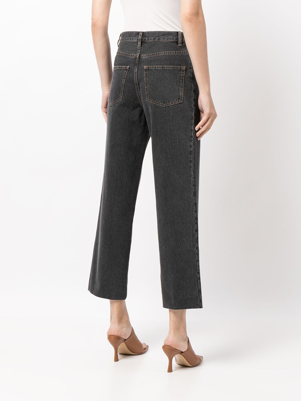 high-rise cropped jeans - 4