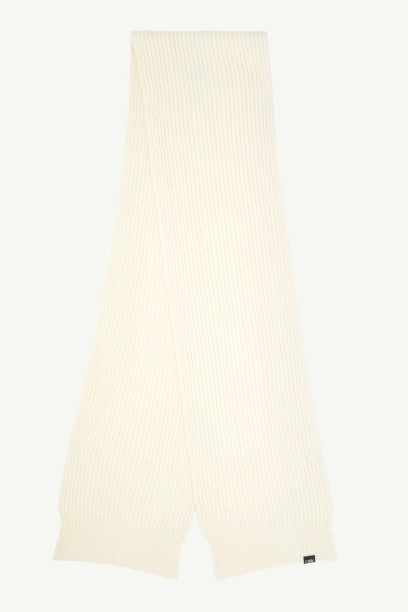 Cotton knit scarf 1