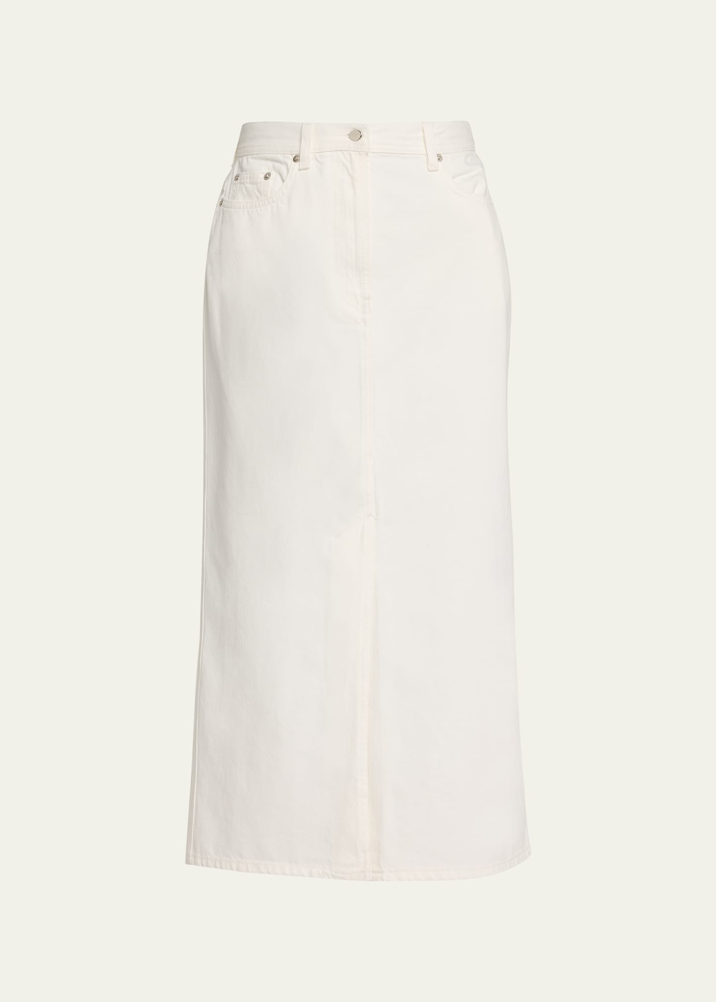 Long Denim Skirt - 1
