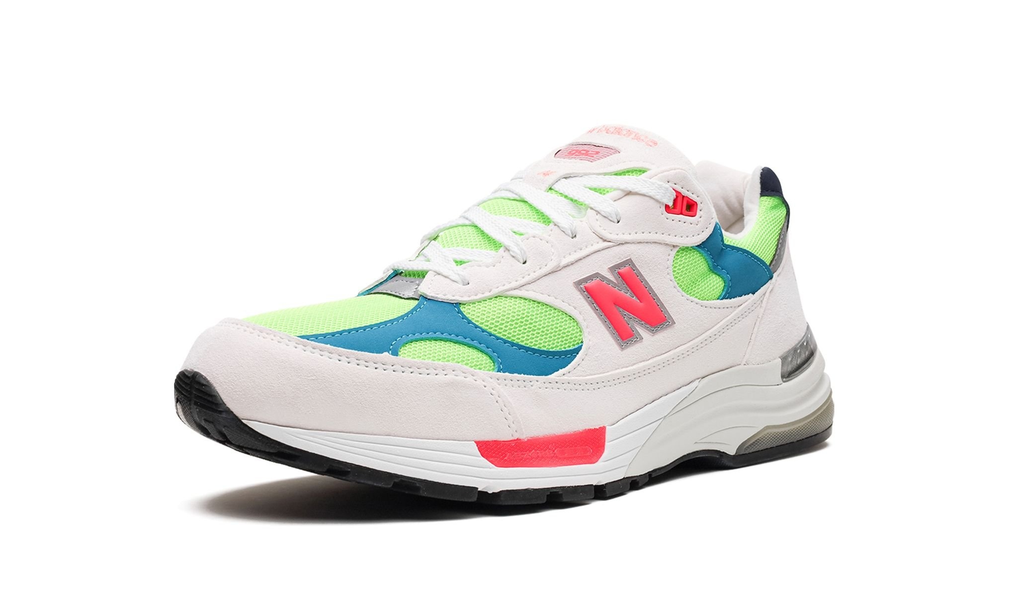 New Balance 992 "White Neon Cyan" - 4
