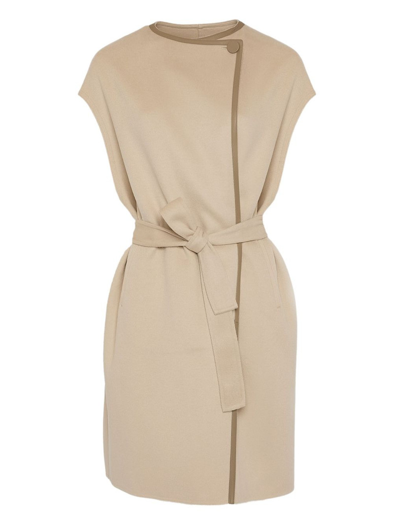 belted cashmere-blend cape 1