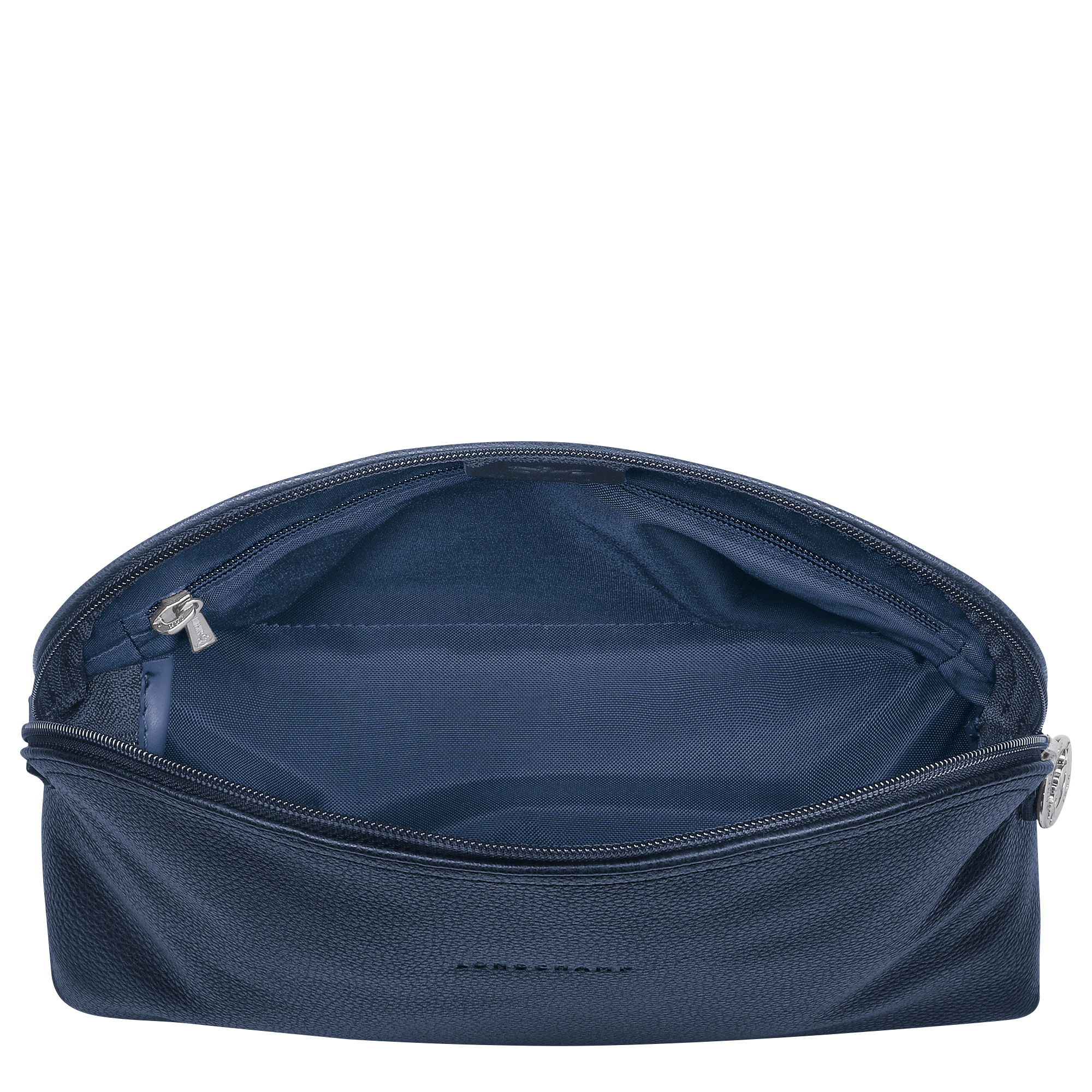 Le Foulonné Toiletry case Navy - Leather - 3