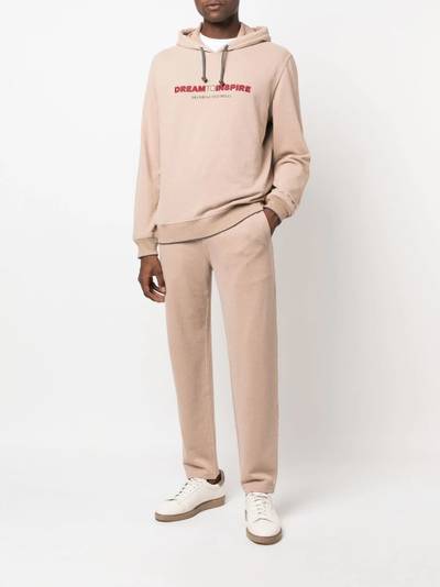 Brunello Cucinelli drawstring-waist straight-leg sweatpants outlook