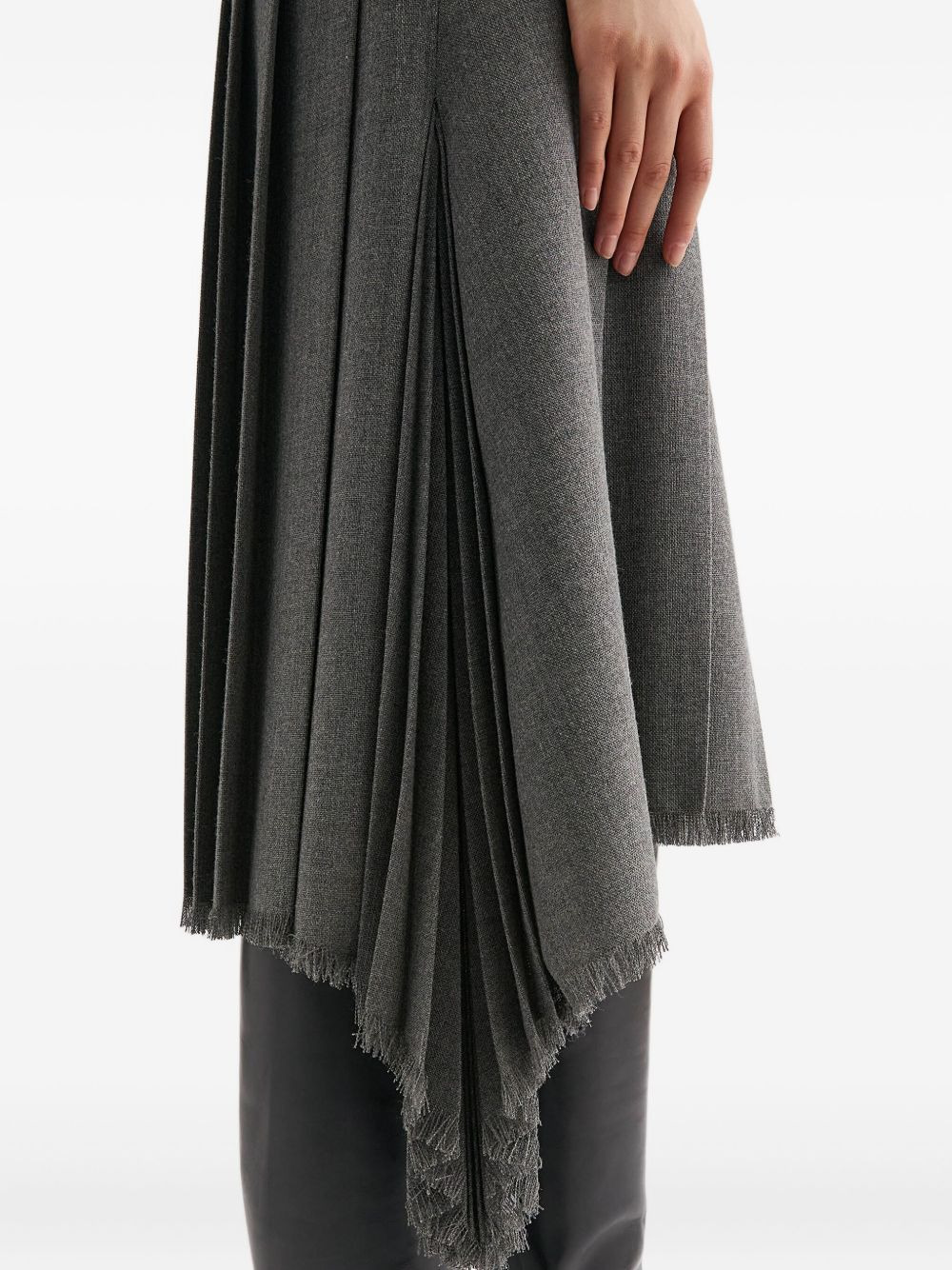 pleated midi skirt - 5