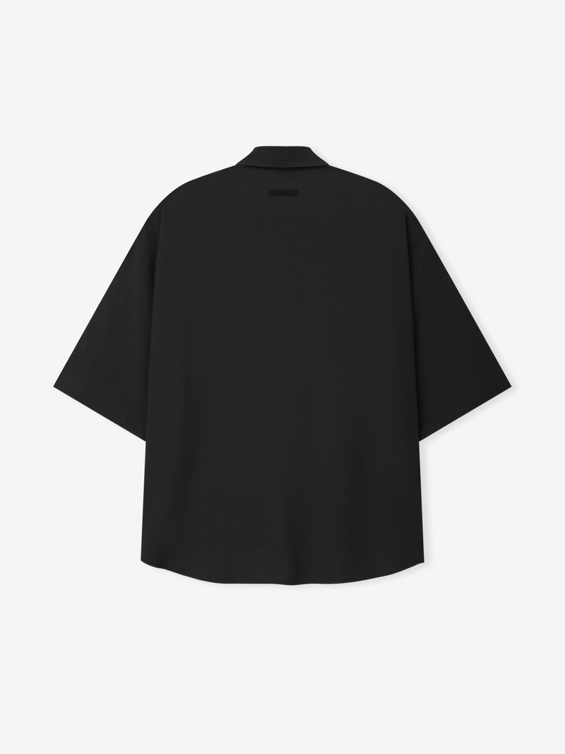 Silk Blend 3/4 Sleeve Button Up Shirt 3