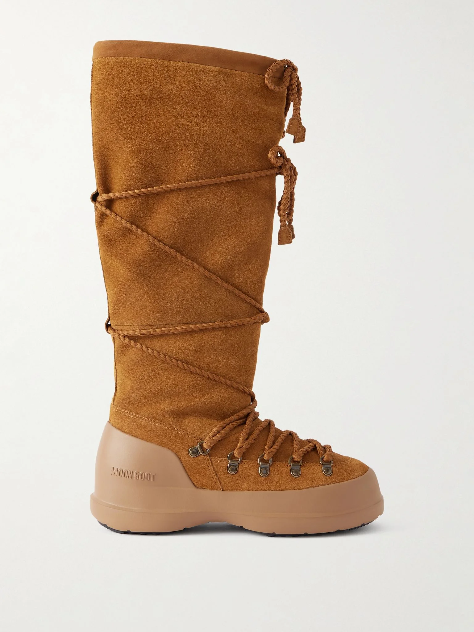 Luna suede knee boots Dark brown - 1