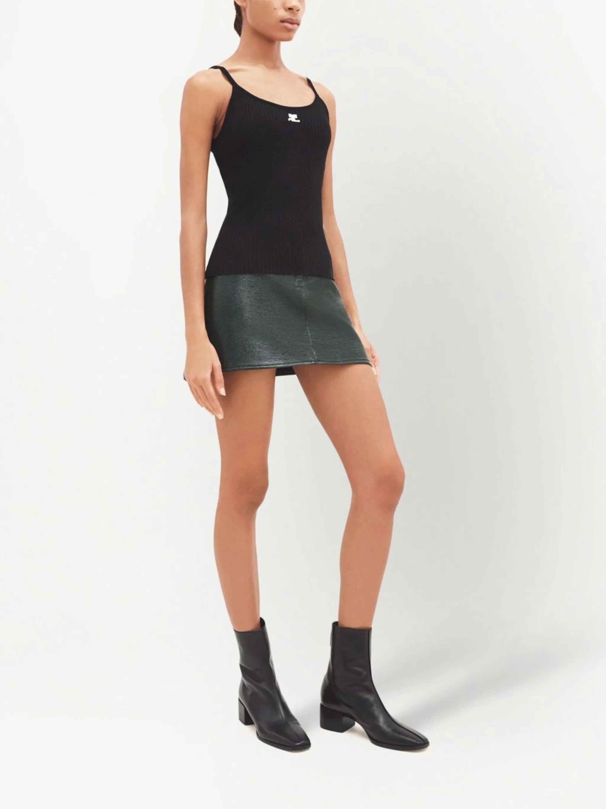 Courrèges Reedition Ribbed Tank Top - 3