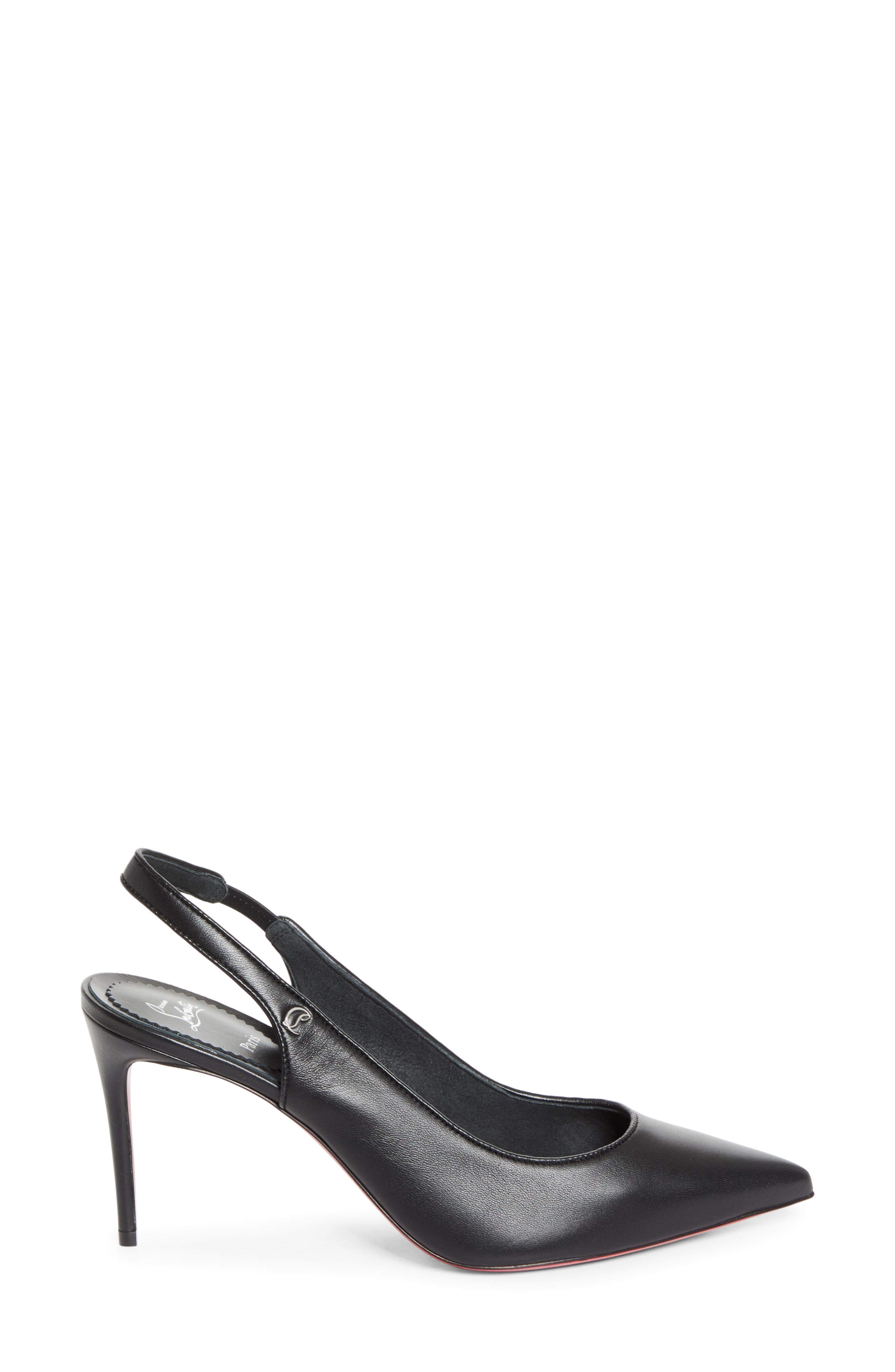 Christian Louboutin Sporty Kate Slingback Pump in Black/Lin Black at Nordstrom - 3