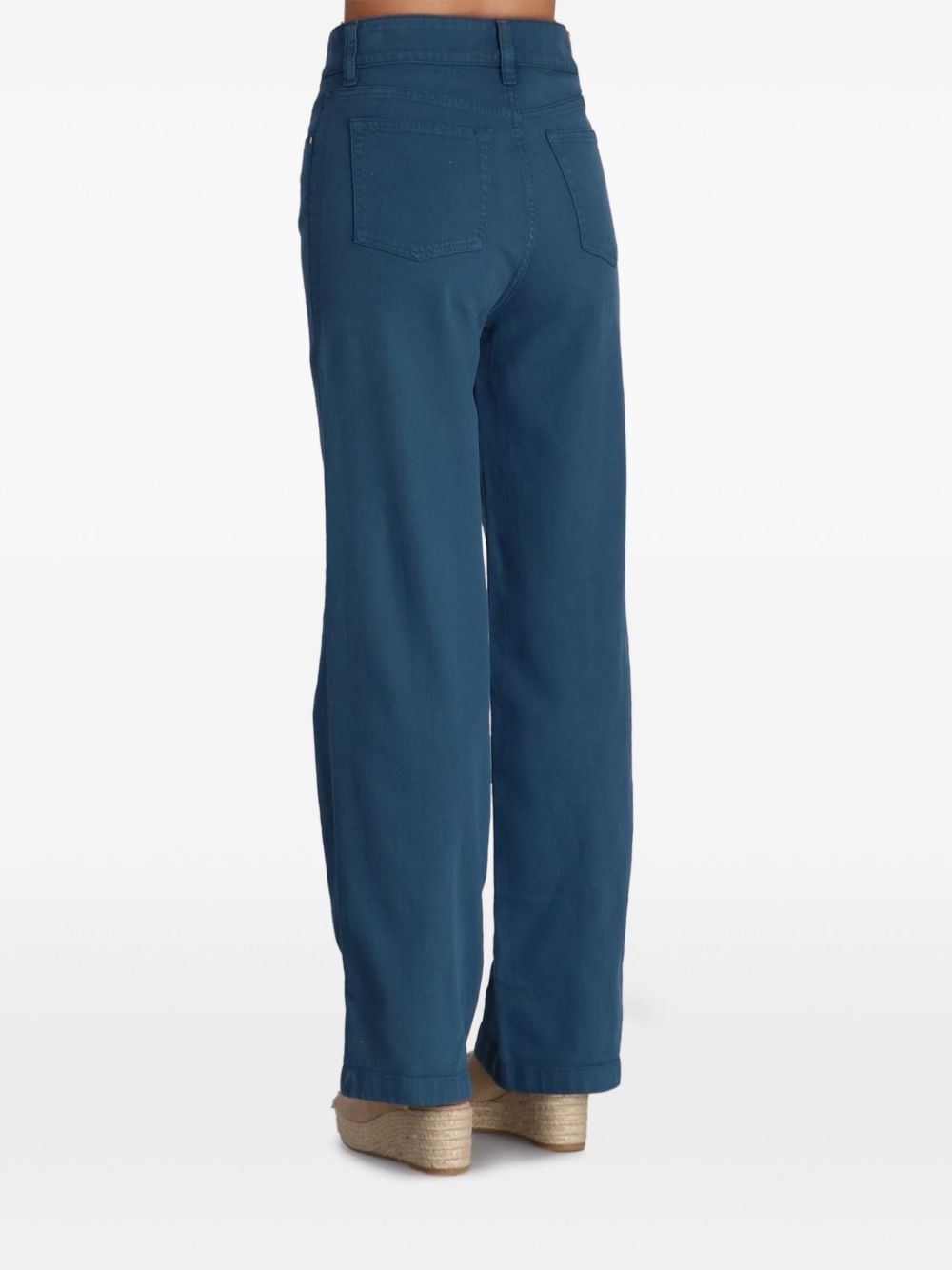 seam-detail trousers - 4