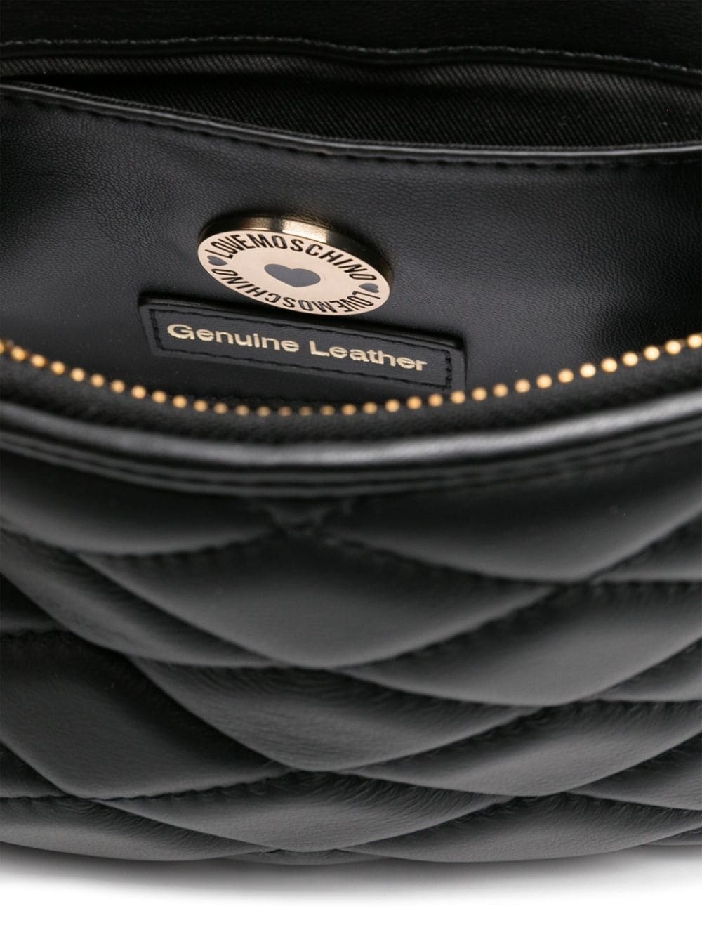 logo-lettering matelassÃ© crossbody bag - 5