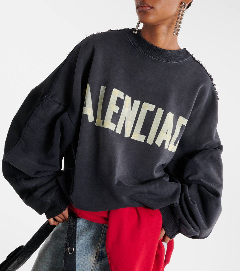 Tape Type cotton sweatshirt 5