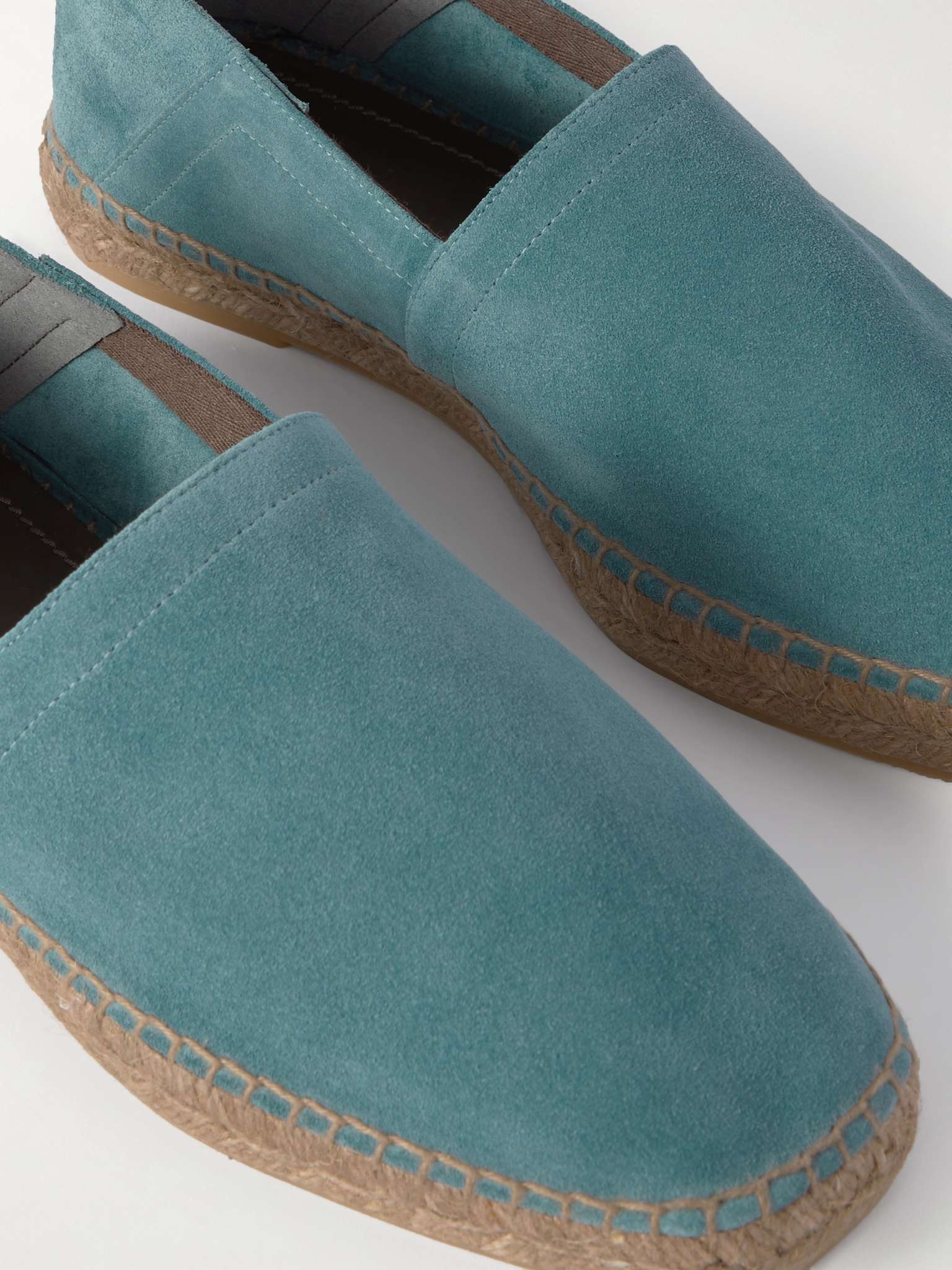 Barnes Collapsible-Heel Suede Espadrilles - 6