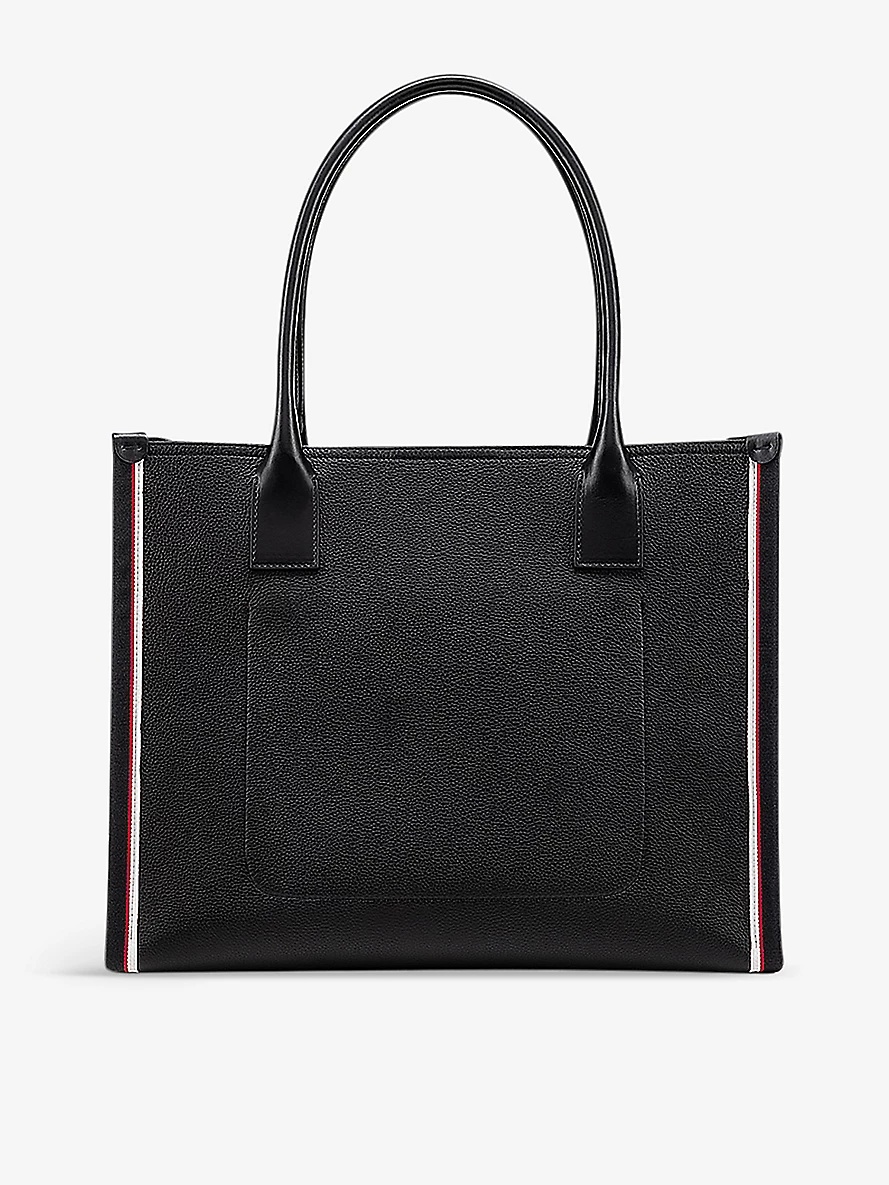 Nastroloubi grained-leather tote bag - 3