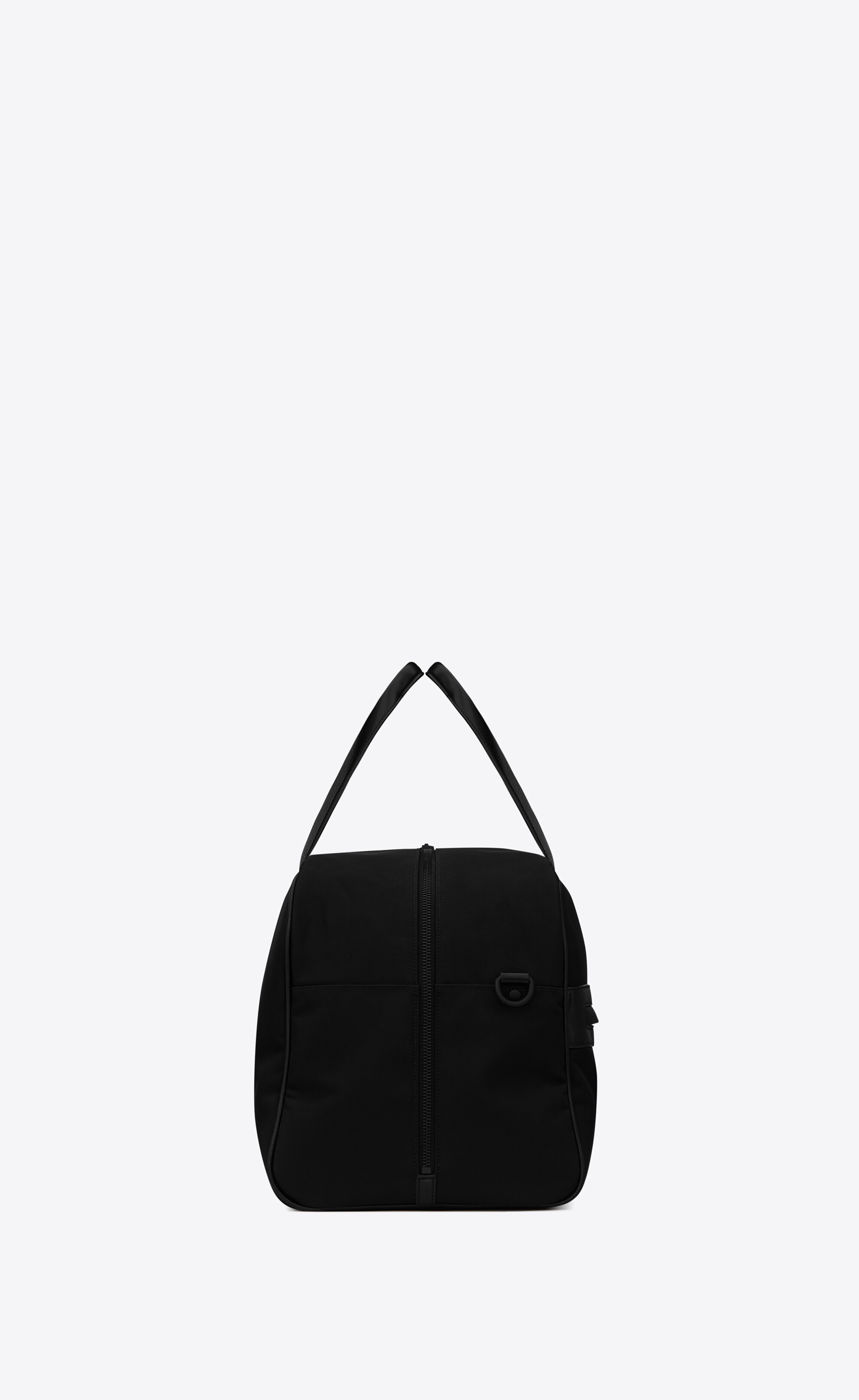 camp duffle bag in nylon and lambskin - 3