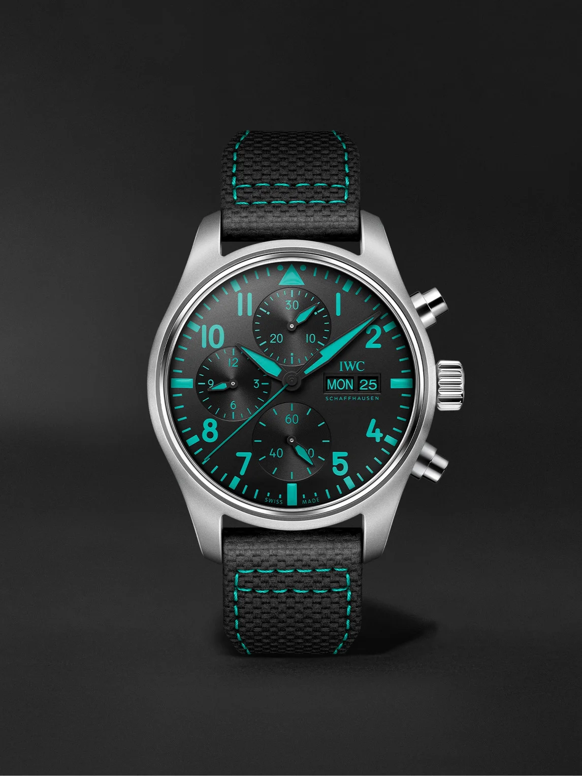Pilot's Watch Mercedes-AMG Petronas Formula One™ Team Edition Automatic Chronograph Titanium Watch, - 1