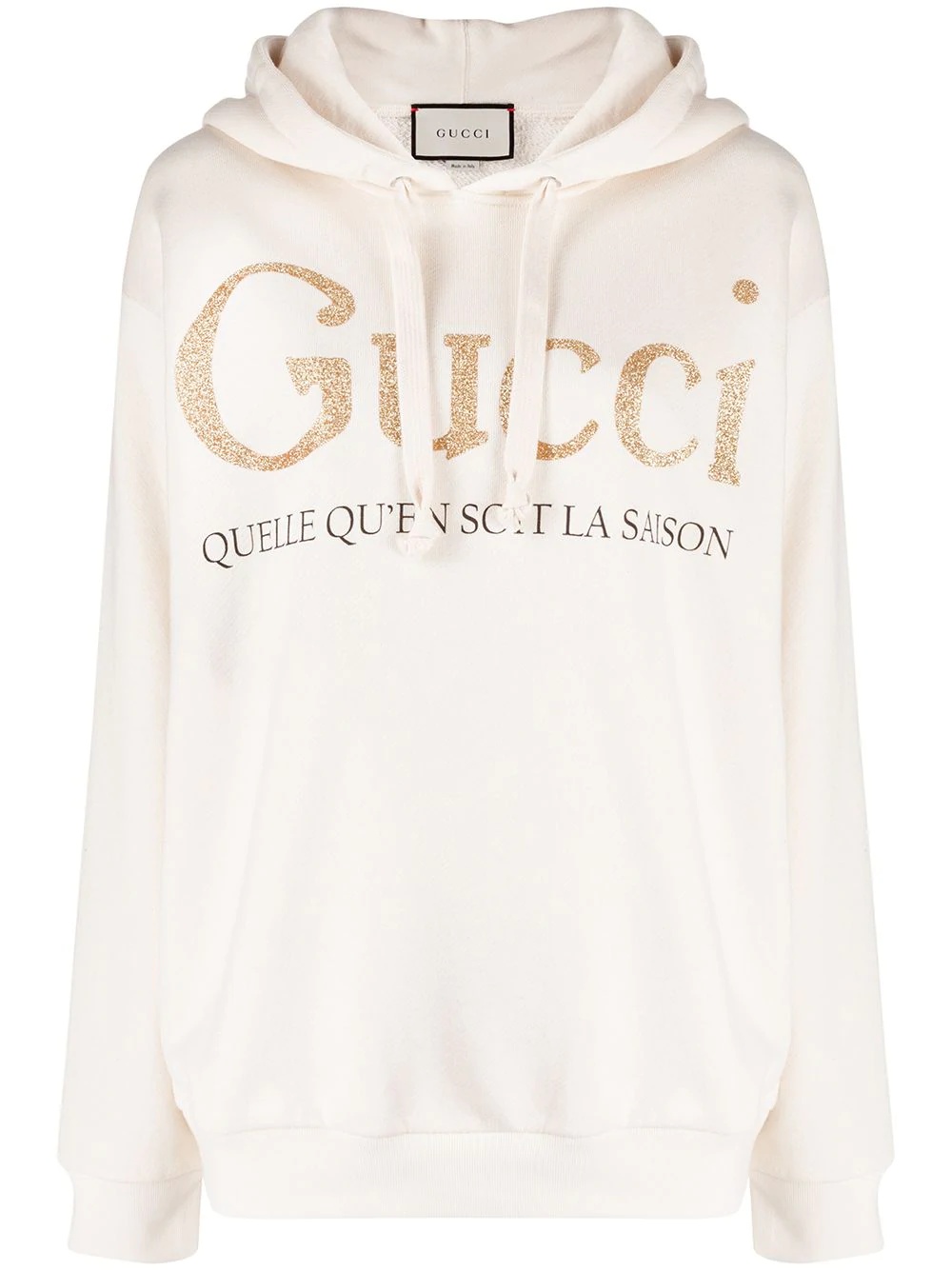 Gucci glitter print hoodie - 1