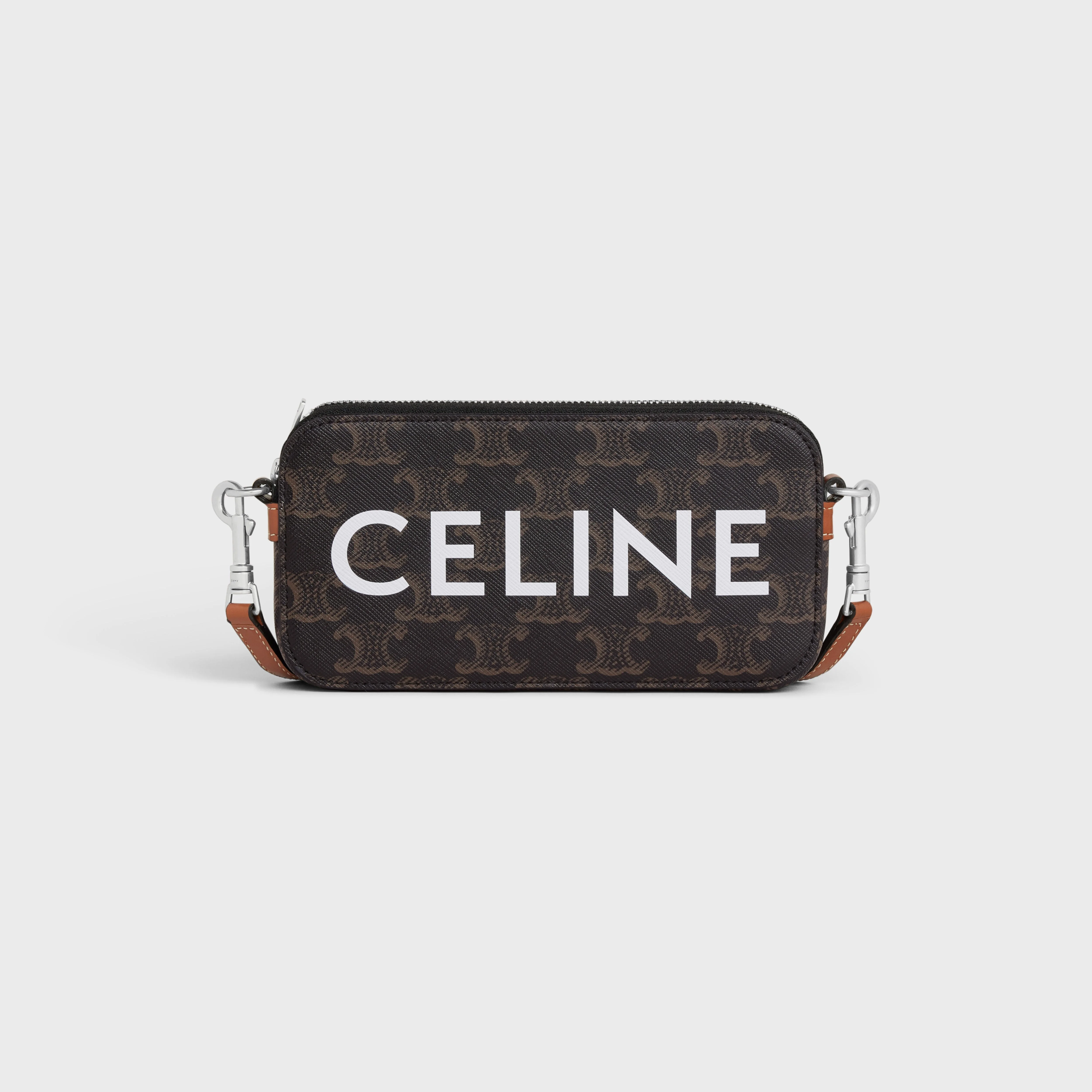 Celine Logo Triomphe Crossbody - 1