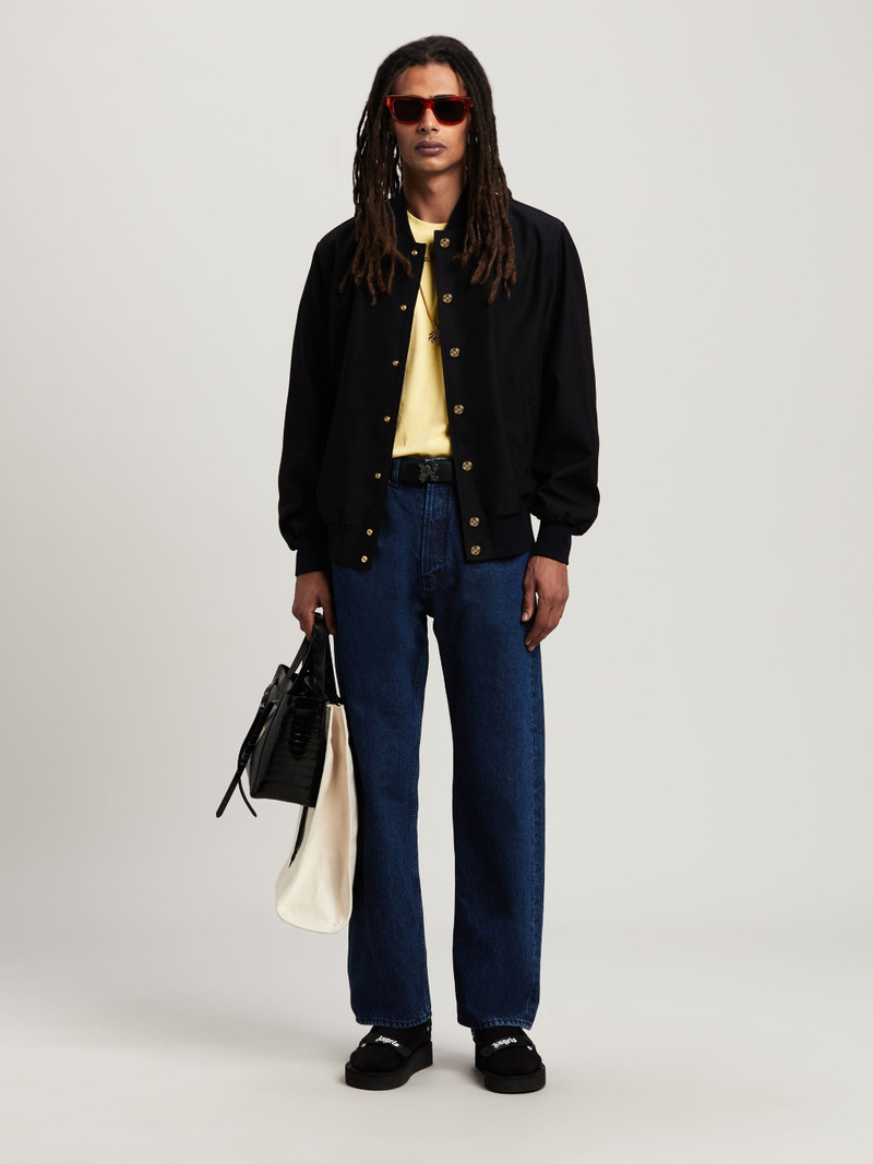 Palm Angels Logo Loose Jeans outlook