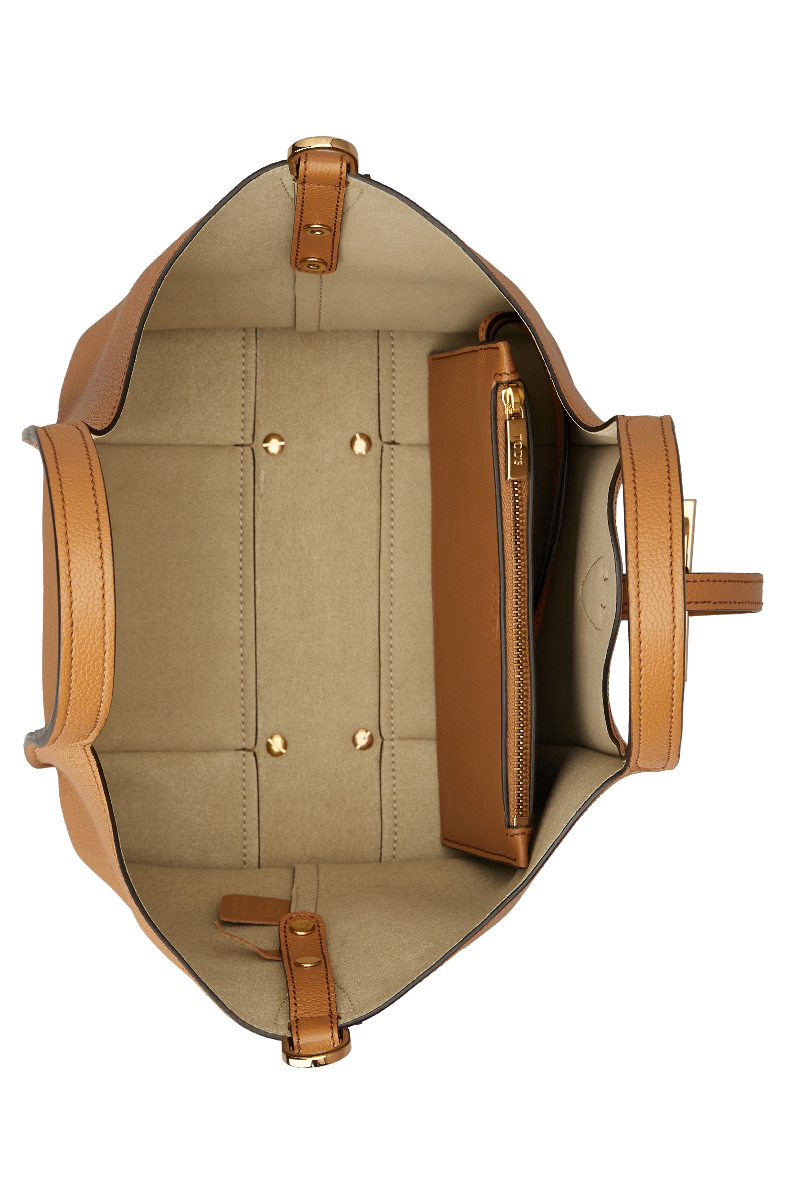 Tod's Mini T Timeless Shopping Bag in Kenia Scuro at Nordstrom - 3