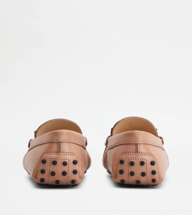 KATE GOMMINO DRIVING SHOES IN LEATHER - PINK 3