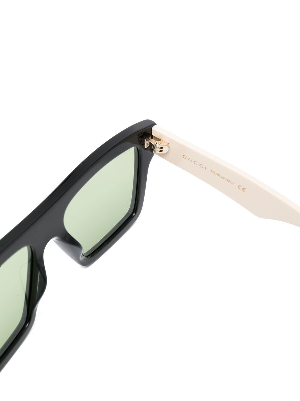 square-frame tinted sunglasses - 3