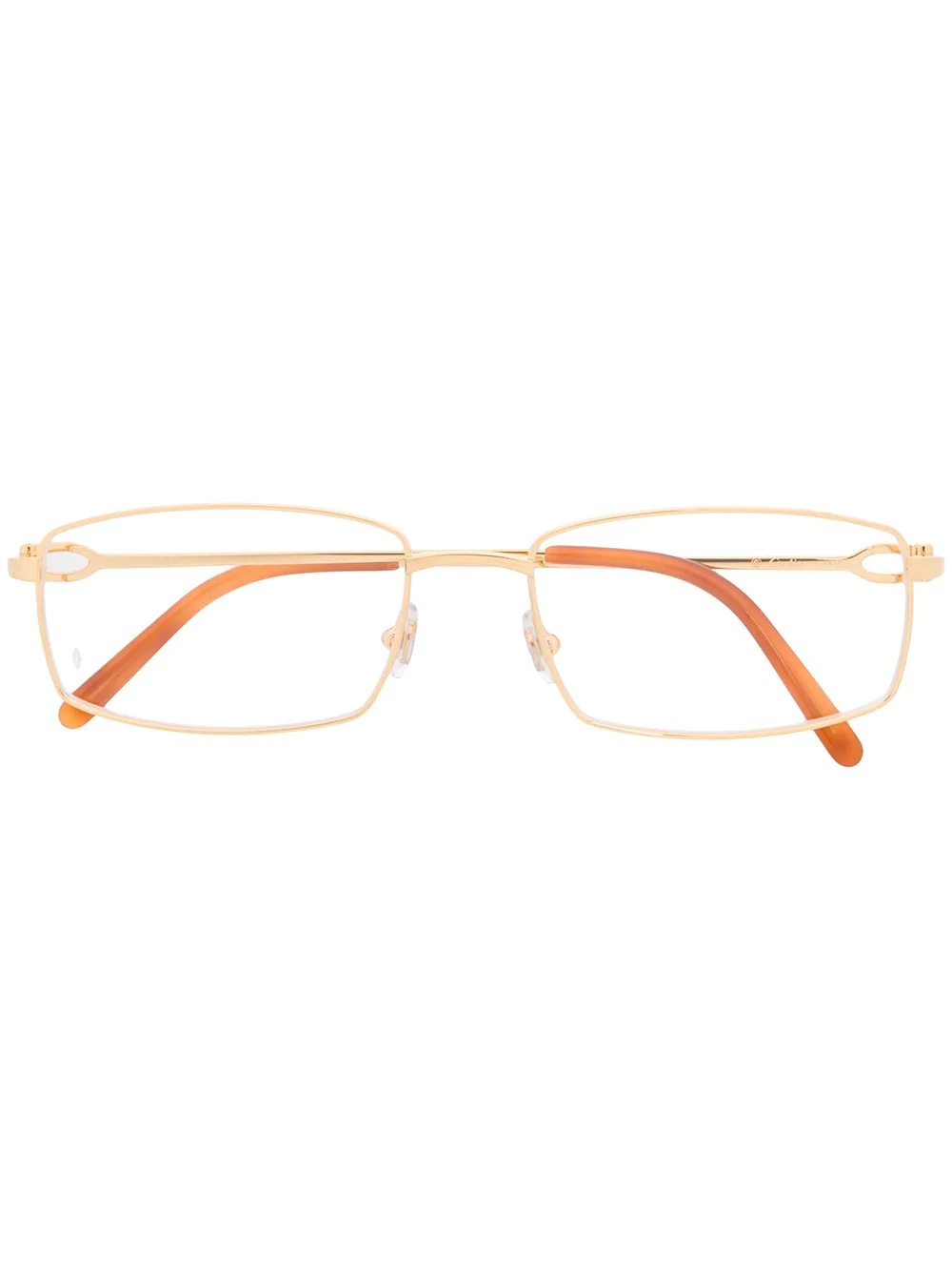 rectangular frame glasses - 1