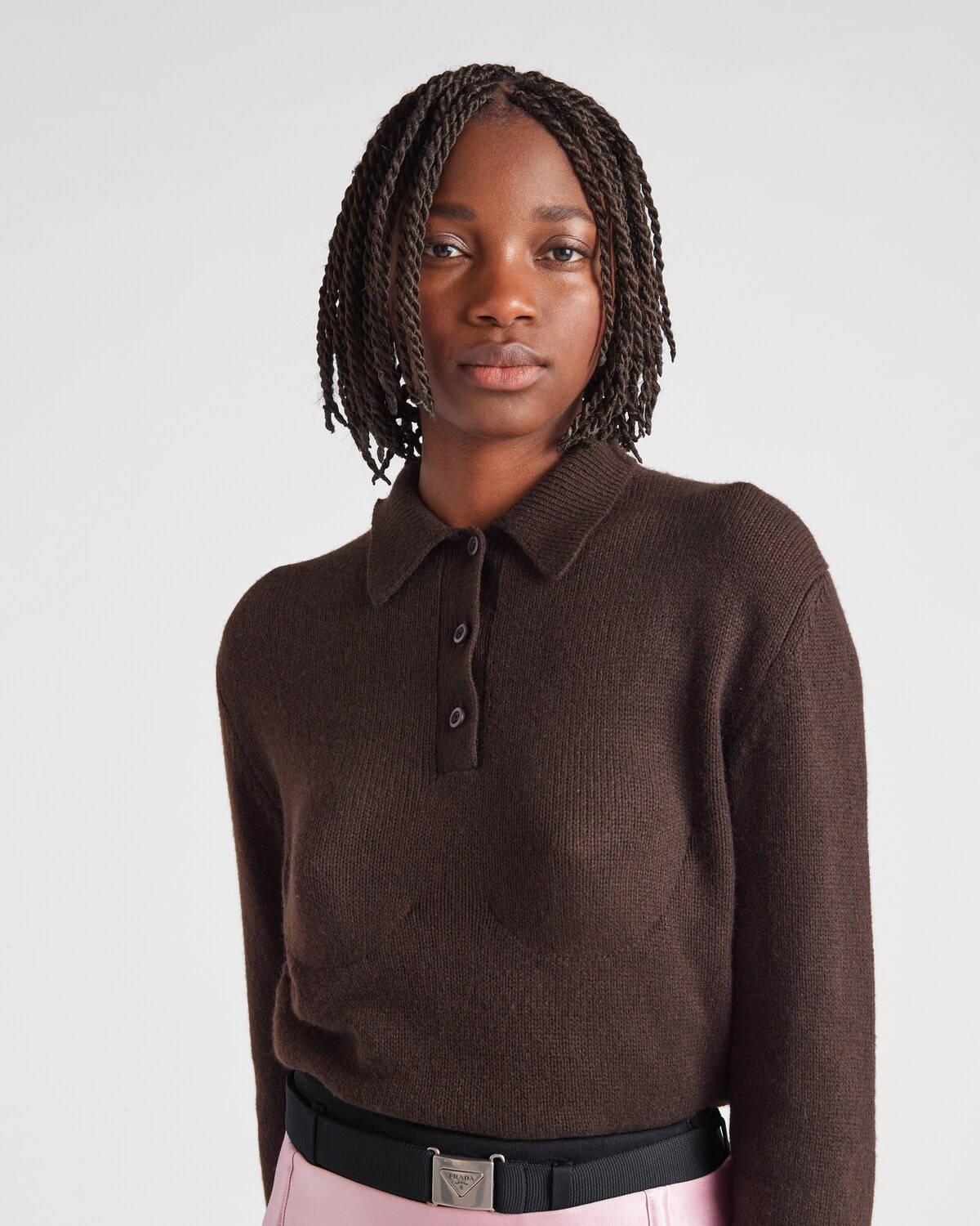 Cashmere polo shirt - 3