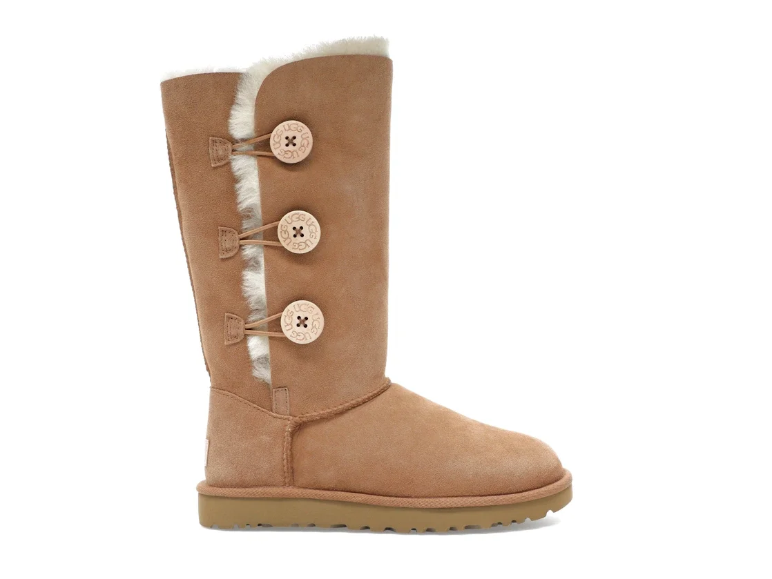 UGG Bailey Button Triplet II Boot Chestnut (Women's) - 1