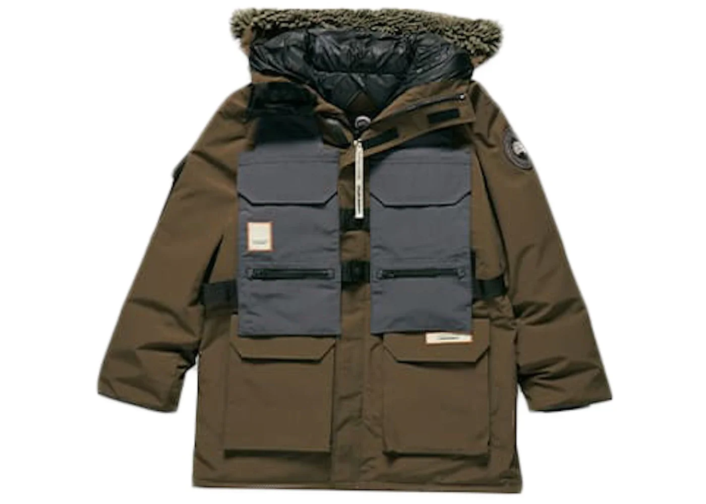 Canada Goose x NBA x Salehe Bembury Expedition Parka Military Green/Titanium - 1