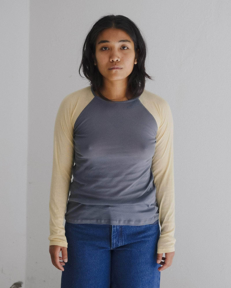 Gene Long Sleeve Tee - Fine Organic Cotton Rib 1
