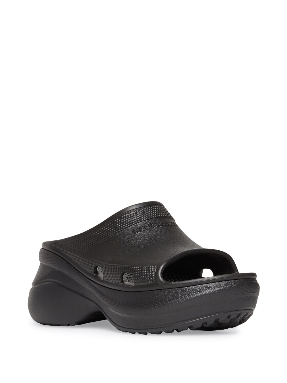 X Crocs perforated rubber slides - 2